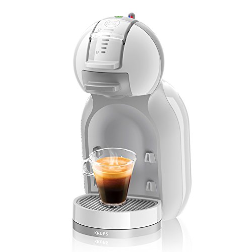 Krups KP 1201 Nescafé Dolce Gusto Mini Me Kaffeekapselmaschine (1500 Watt, automatisch) weiß/grau