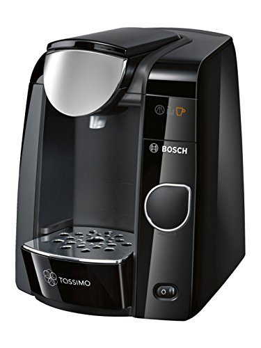 Bosch TAS4502 Tassimo Multi-Getränke-kaffeeautomat JOY (mit Brita Wasserfilter, Getränkevielfalt, 1-Knopf-Bedienung), Intenso Black / anthrazit