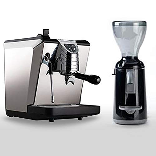 Nuova Simonelli Espressomaschine Oscar II schwarz, Kaffemühle Grinta AMMT